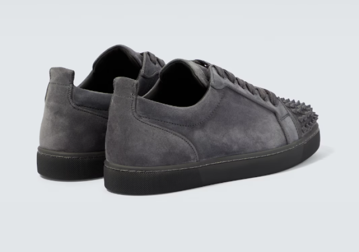 Ch**an louboutin l0*is junior spikes suede sneakers